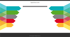 Desktop Screenshot of lepecheur.com