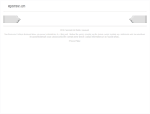 Tablet Screenshot of lepecheur.com